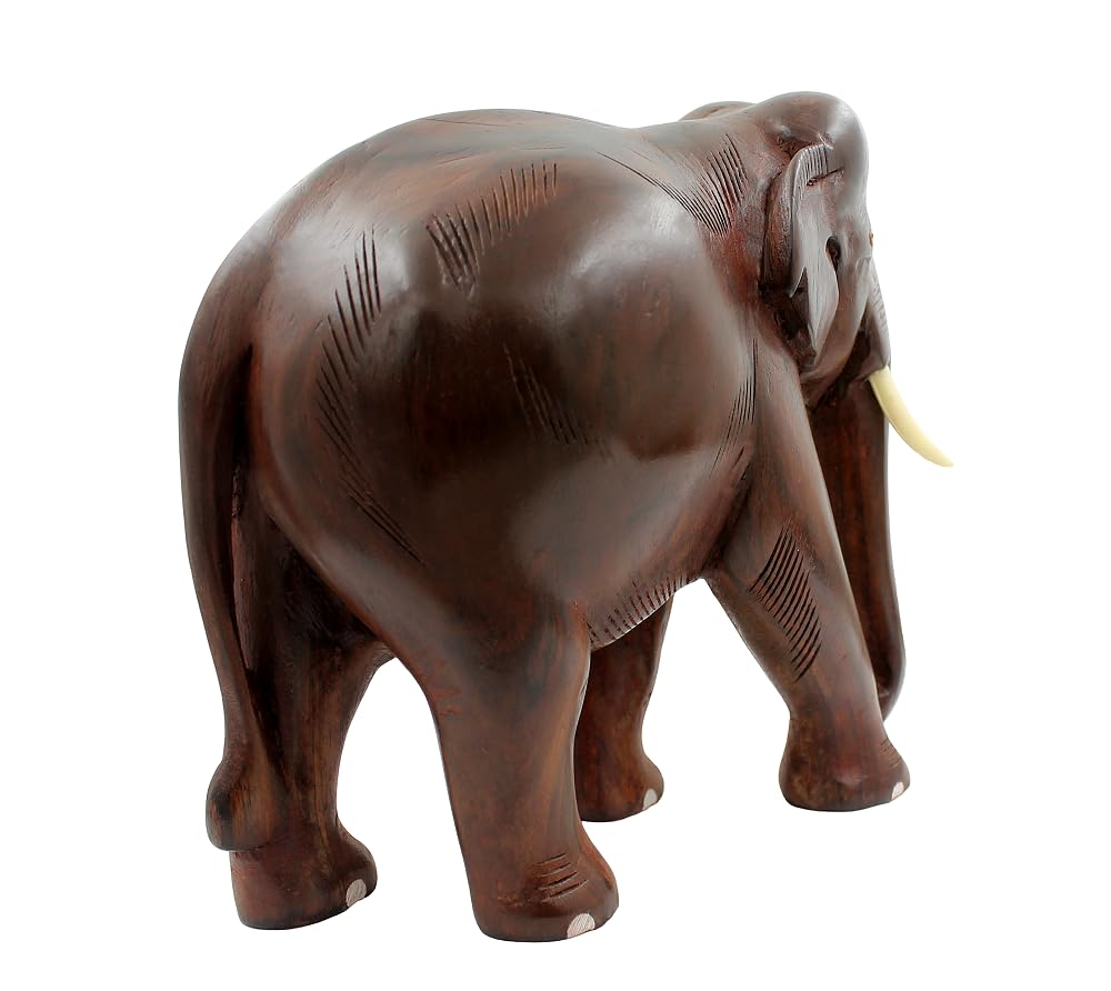 Wooden Elephant 2.5 inch thumbnail 2