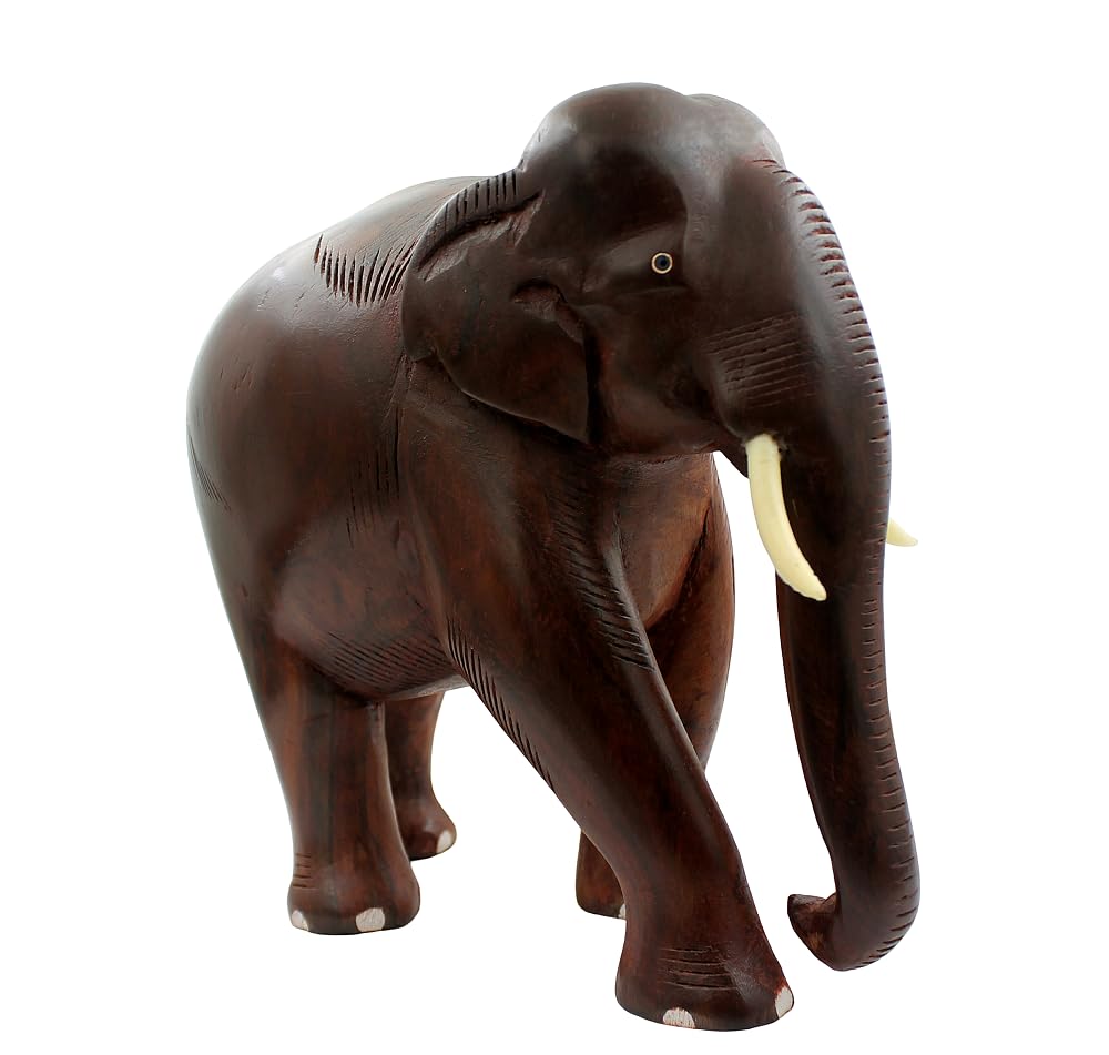 Wooden Elephant 2.5 inch thumbnail 3
