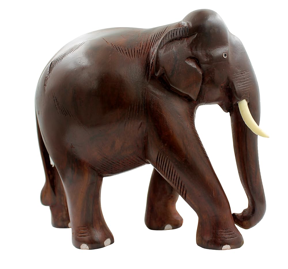 Wooden Elephant 3 inch thumbnail 4