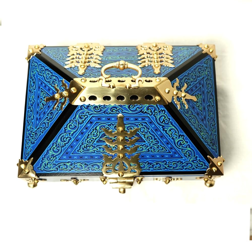 Nettoor Petti Royal Blue with Mural Painting 13*9