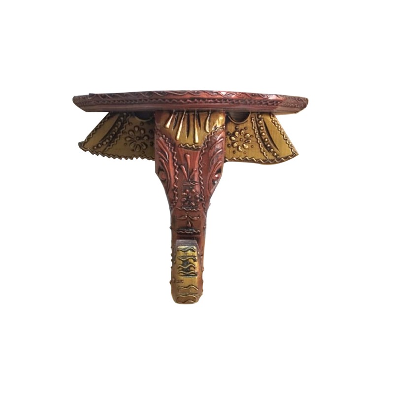 Elephant Wooden Hanging Shelf