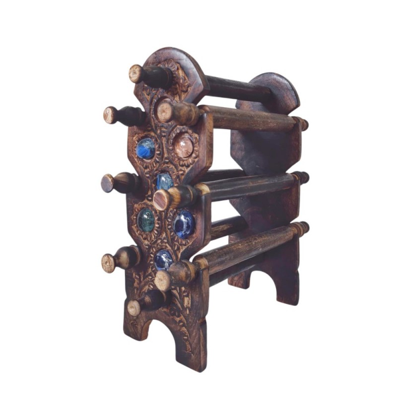 Wooden Bangle Stand