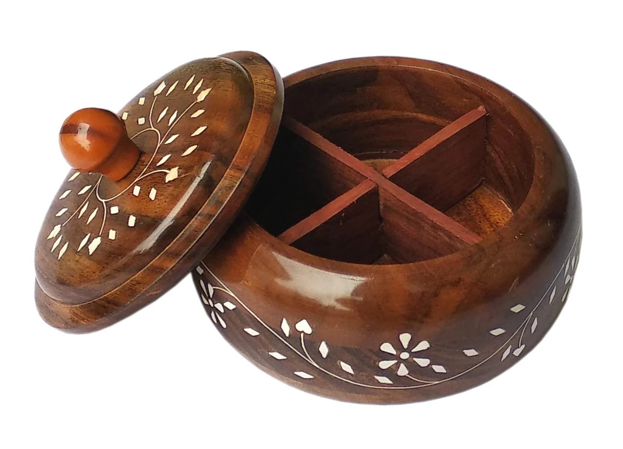 Masala Box Wooden (S)