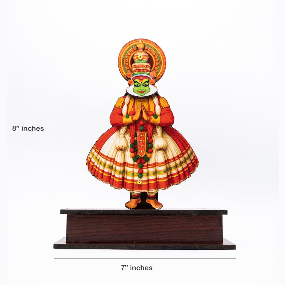 Kathakali Traditional Dance Figurine, 38 cm thumbnail 2