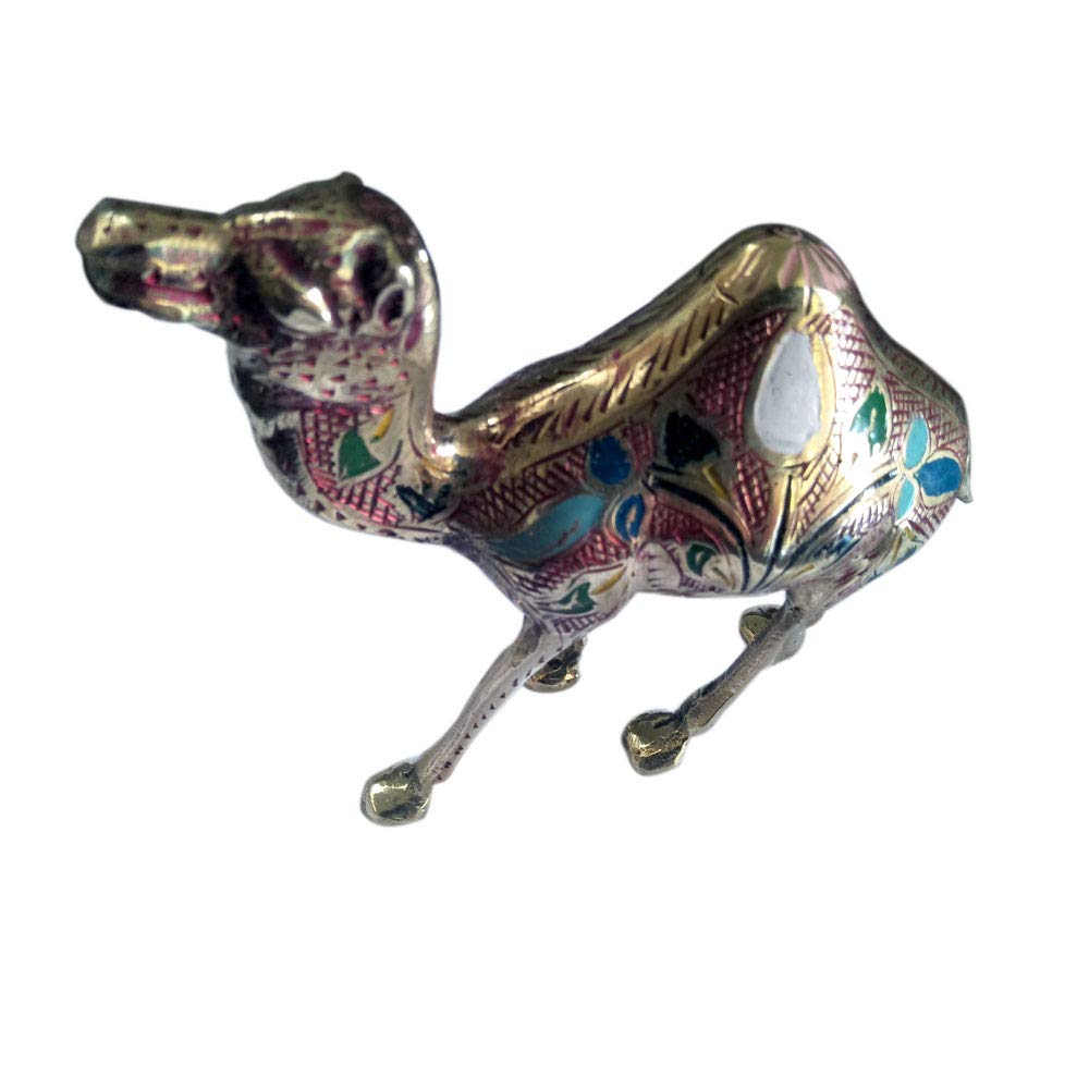 Antique Pure Brass Camel Showpiece Figurine