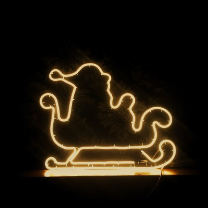 Christmas Neon Santa Light