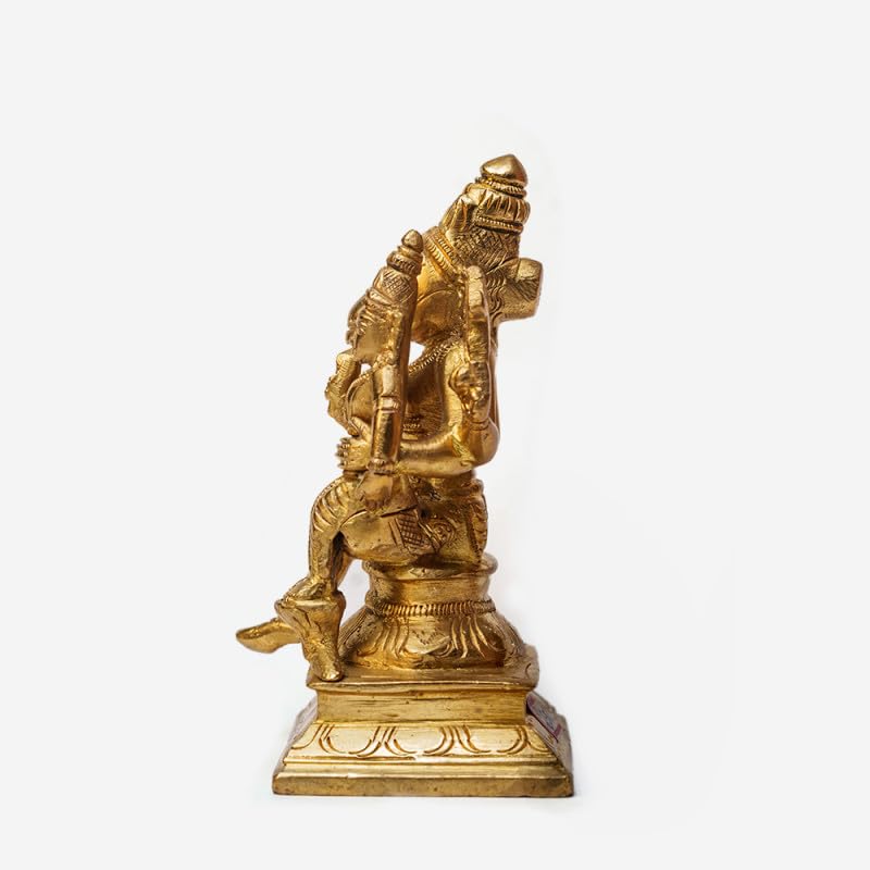 Brass Varaha Laxmi Idol for Puja thumbnail 2