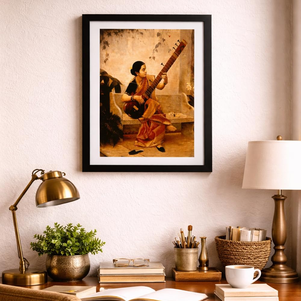 Raja Ravi Varma Kadambari Painting
