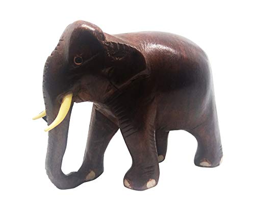 Rosewood Wooden Elephant (2 x 4 inches)
