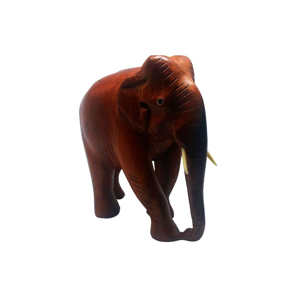 Rosewood Wooden Elephant (2 x 4 inches) thumbnail 2
