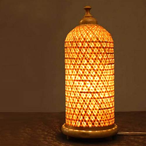 Bamboo Crafted Table Desktop Light Lamp