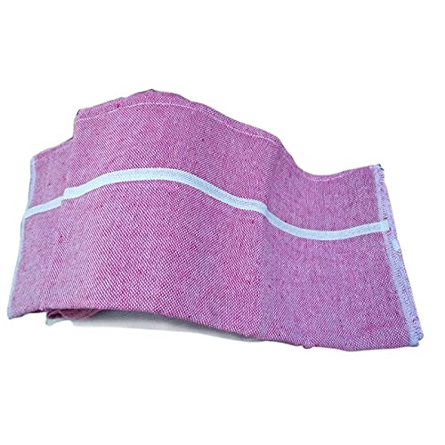 Light Edge Stitched Cotton Bath Towel Thorthu for Bathroom & Multipurpose Use (Rose, Set of 3) (58 x 28 inches) thumbnail 2