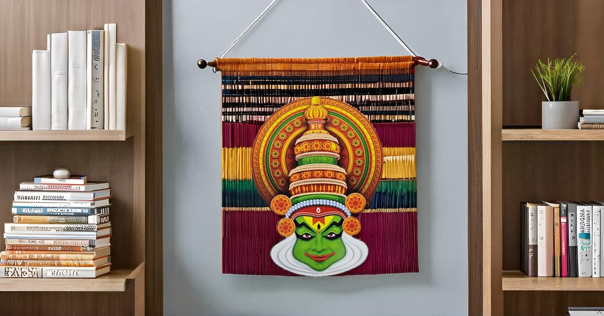 Wall Hanging Printed Kathakali (10 inch) thumbnail 3