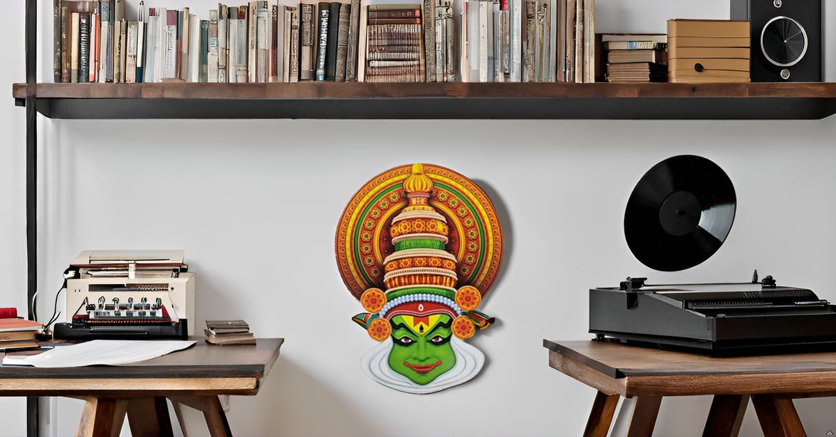 Wall Hanging Printed Kathakali (16 inch)