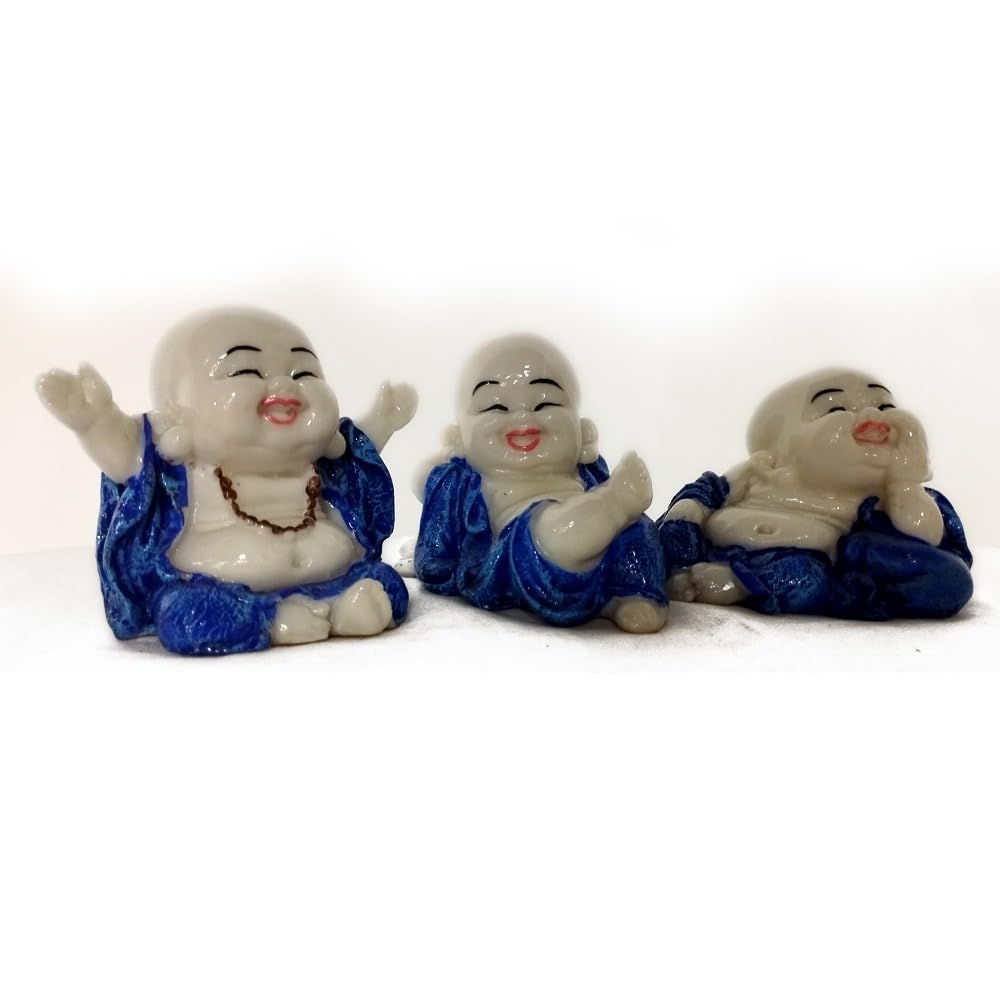 Laughing Buddha Set of 3 (Big)
