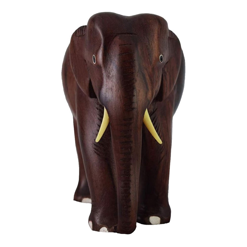 Handcrafted Model of Indian Elephant Crafted in Rosewood for Decor & Gifting thumbnail 3