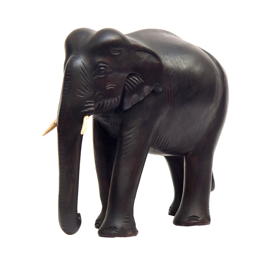 Handcrafted Model of Indian Elephant Crafted in Rosewood for Decor & Gifting